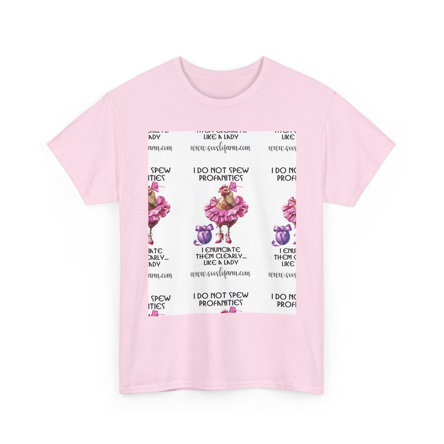 I Do Not Spew Profanities Tee — Funny Floral Shirt