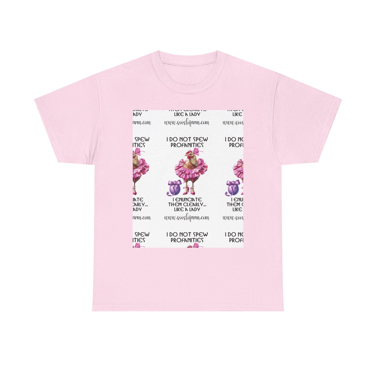 I Do Not Spew Profanities Tee — Funny Floral Shirt