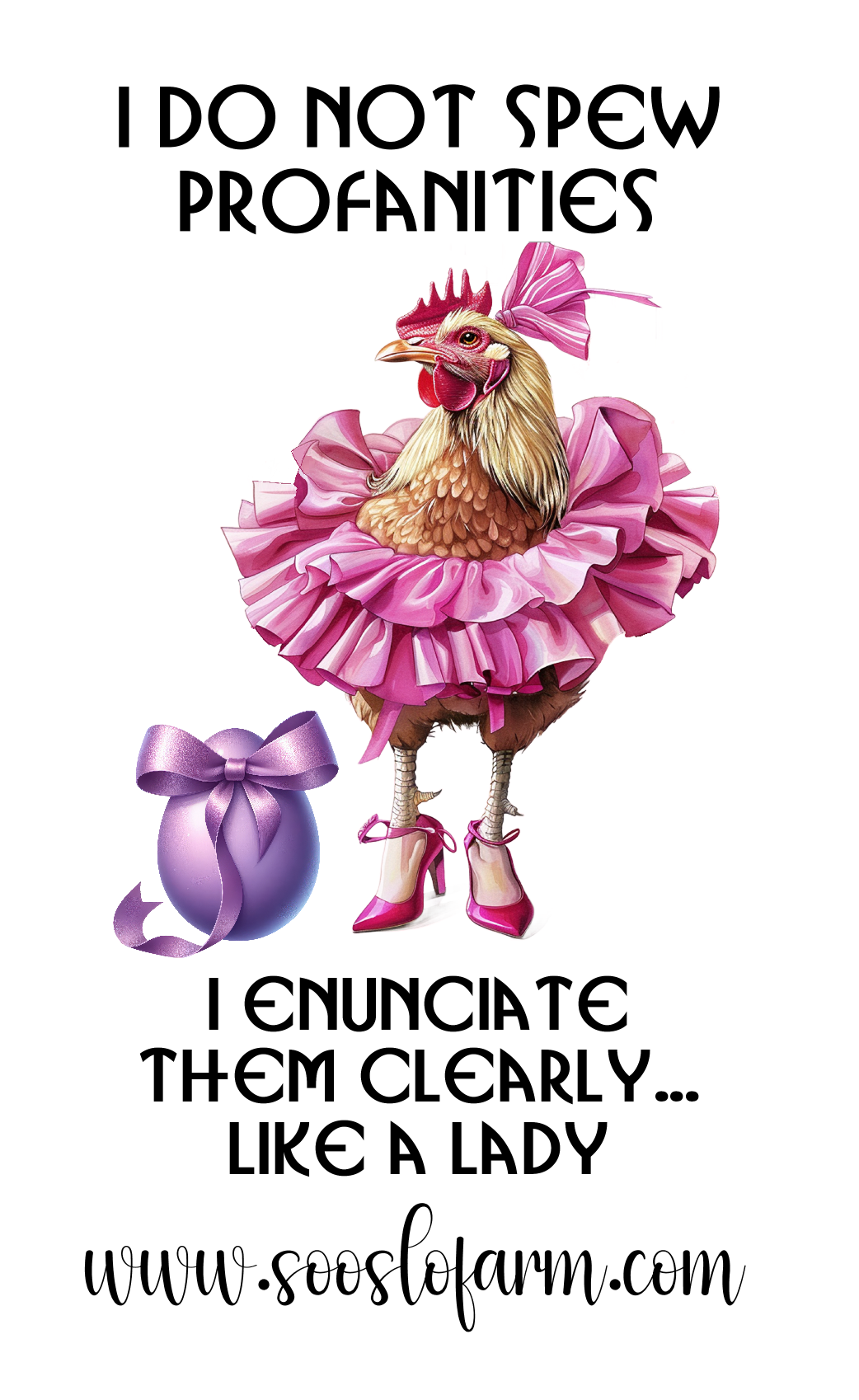 I Do Not Spew Profanities Tee — Funny Floral Shirt